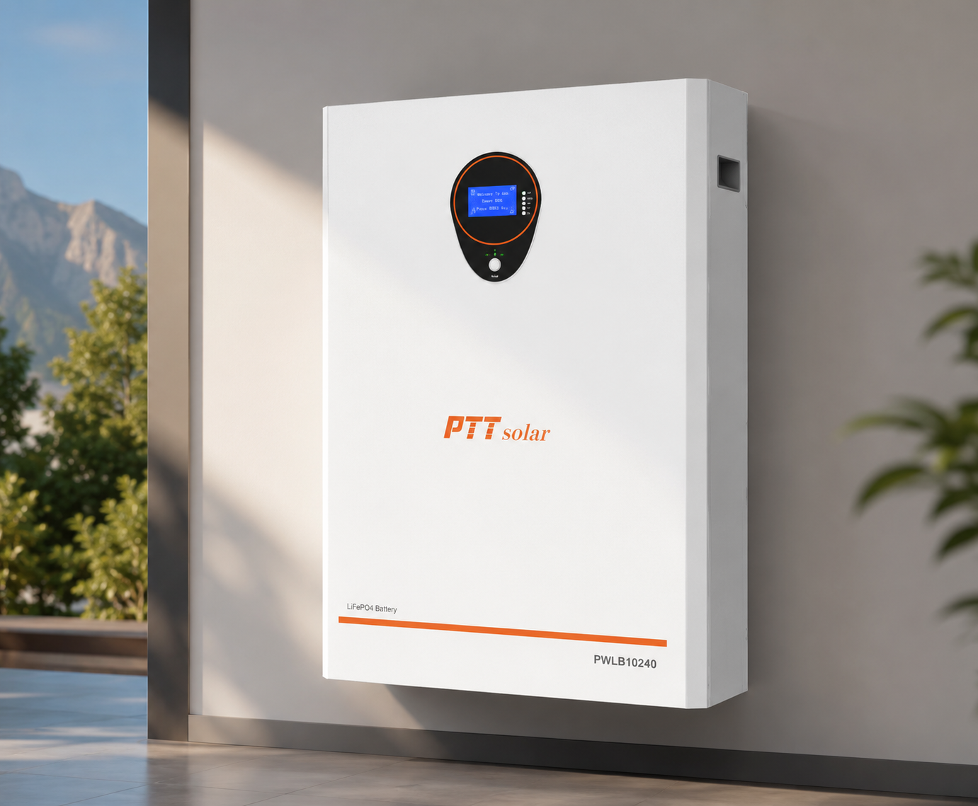 باتری 10 کیلووات لیتیومی PTT Solar 10.24kWh مدل PWLB10240